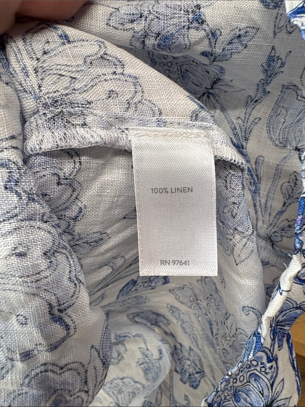 J. Jill Pleated 3/4 Sleeve V Neck Blouse - Picture 6 of 7